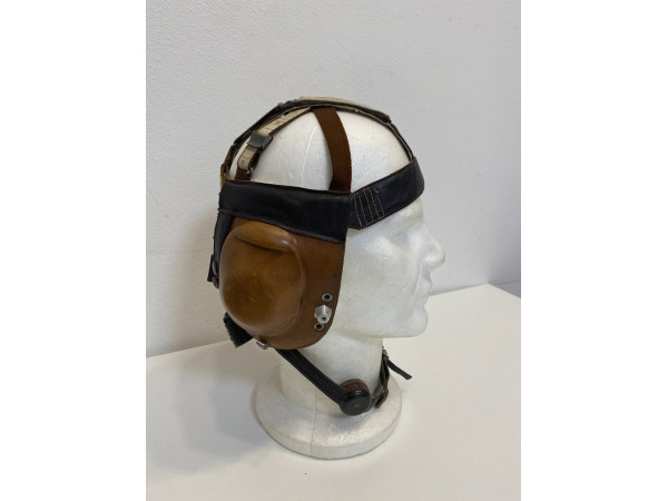  WWII German Luftwaffe "Adjustable" Flight Helmet 