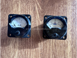 WWII German Wehrmacht Electrical Ammeter Radio Equipments x 2