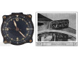 WWII German Luftwaffe Board Clock Ju-88 German Air Force. Fl.23888 BO-UK3 (1942)
