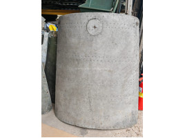 Original WWII German Aircraft Aluminum Panel 