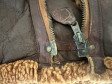 WWII WWII RAF Irvin sheepskin flying jacket with a very unusual hood and an original size label.