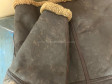 WWII WWII RAF Irvin sheepskin flying jacket with a very unusual hood and an original size label.