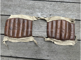 WWII German Wehrmacht Padded Knee Pads Pair