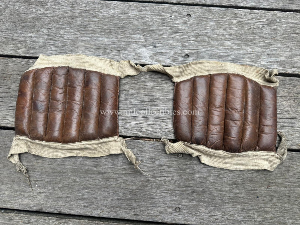 WWII German Wehrmacht Padded Knee Pads Pair