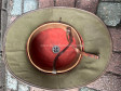 WWII German second pattern Heer Deutsches Afrikakorps (DAK) pith helmet,  marking "JHS"