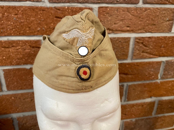 WWII German SS Overseas Side Cap – Dated 1941 – Size 55